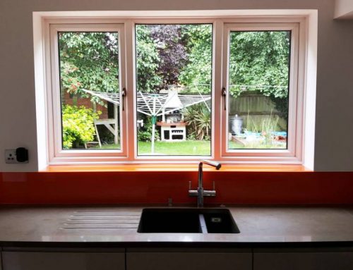 Orange Splashback